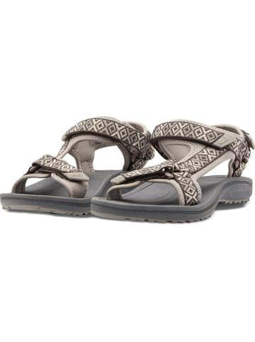 Jack Wolfskin Sandały trekkingowe "Wave Breaker" w kolorze szaro-beżowym