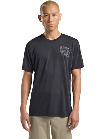 Jack Wolfskin Funktionsshirt "Vonnan" in Anthrazit