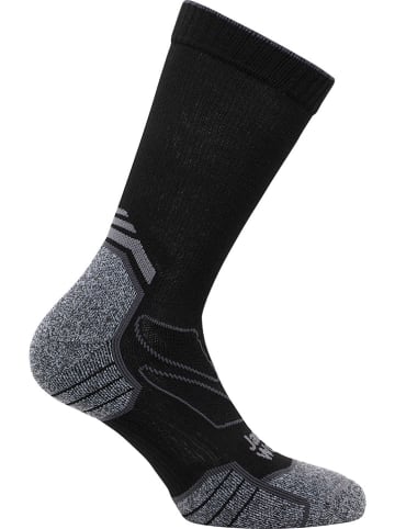 Jack Wolfskin Funktionssocken "Vojo" in Schwarz/ Grau
