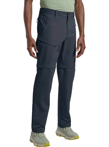 Jack Wolfskin Spodnie trekkingowe Zipp-Off "Pico Trail" w kolorze granatowym