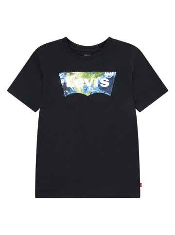 Levi's Kids Koszulka w kolorze czarnym ze wzorem