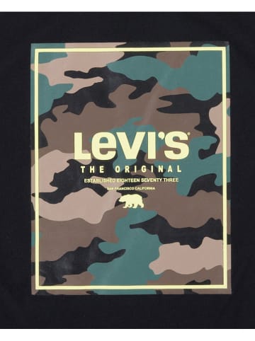 Levi's Kids Koszulka w kolorze czarnym ze wzorem