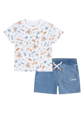Levi's Kids 2-delige outfit wit/meerkleurig