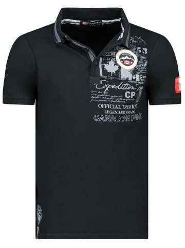 Canadian Peak Koszulka polo "Karueneak" w kolorze czarnym