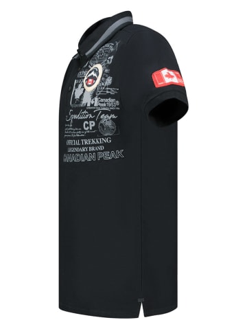 Canadian Peak Poloshirt "Karueneak" in Schwarz