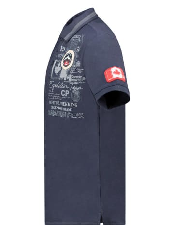 Canadian Peak Koszulka polo "Karueneak" w kolorze granatowym