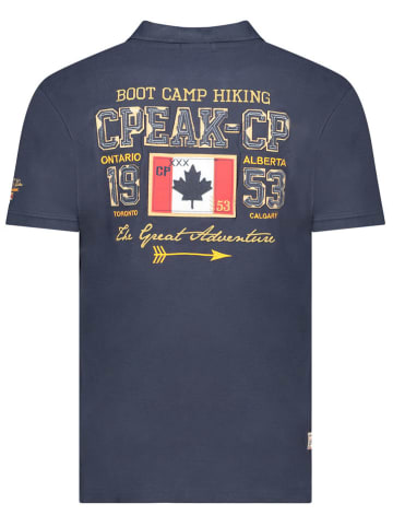 Canadian Peak Koszulka polo "Kapucineak" w kolorze granatowym