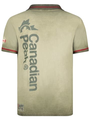 Canadian Peak Koszulka polo "Kotzeak" w kolorze khaki