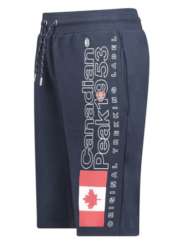 Canadian Peak Bermudy dresowe "Pogoeak" w kolorze granatowym