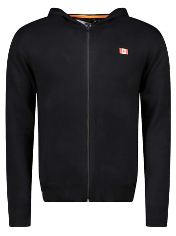 Canadian Peak Cardigan "Felinoodeak" in Schwarz