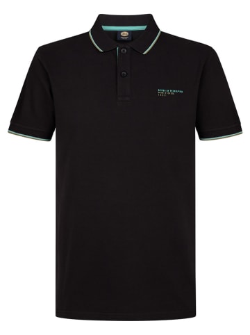 Petrol Industries Poloshirt in Schwarz