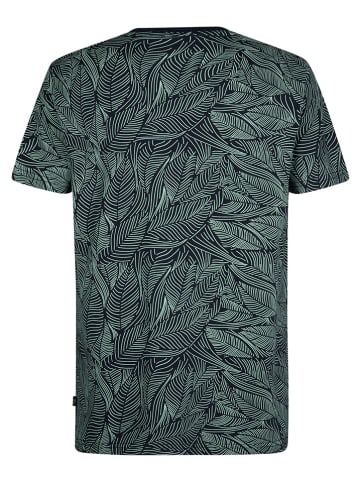 Petrol Industries Shirt donkerblauw/groen