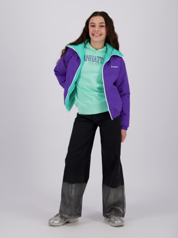 RAIZZED® Wende-Übergangsjacke "Laudrine" paars/turquoise