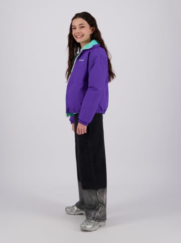 RAIZZED® Wende-Übergangsjacke "Laudrine" paars/turquoise