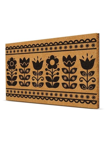 Butter Kings Kokosdeurmat lichtbruin - (L)40 x (B)60 cm