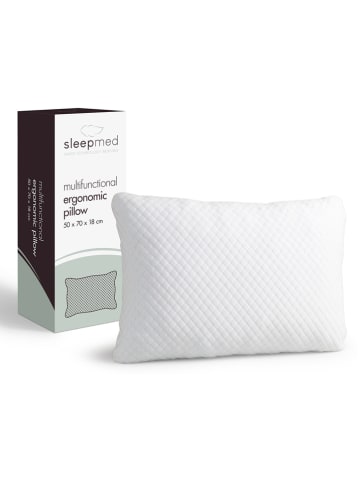 Lifa Living Poduszka w kolorze białym - 50 x 70 cm