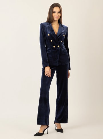 APART Fluwelen broek donkerblauw
