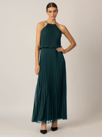 APART Plisseekleid in Petrol