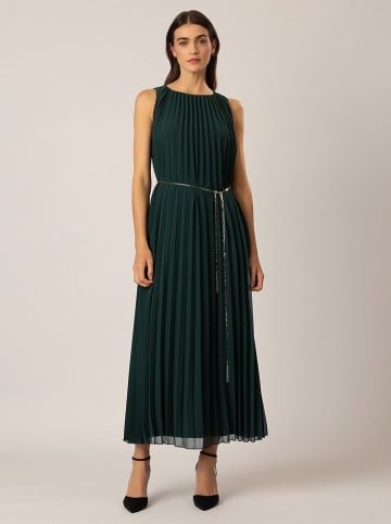 APART Plisseekleid in Petrol