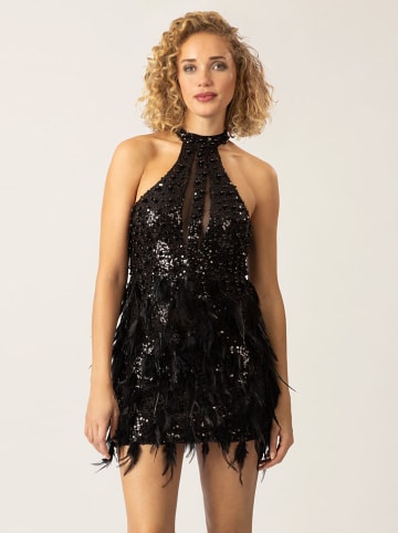 APART Paillettenkleid in Schwarz