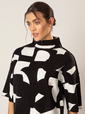APART Pullover in Schwarz/ Weiß