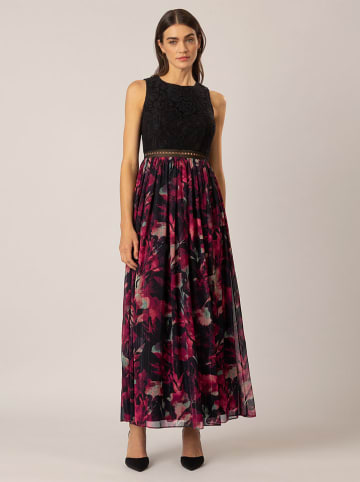 APART Jurk zwart/bordeaux