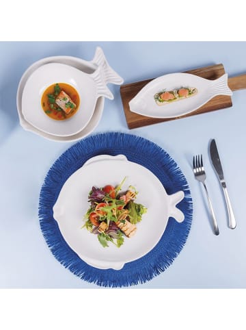 Villa d´Este Serveerbord "Kos" wit - (L)20 x (B)17,6 cm