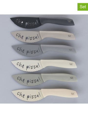 Villa d´Este 6er-Set: Pizzamesser in Bunt - (L)20,8 cm