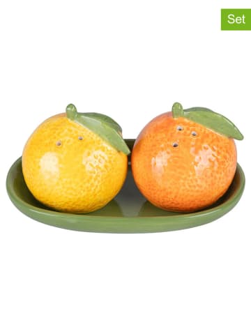 Villa d´Este 3-częściowy zestaw "Fruit Life" w kolorze żółto-pomarańczowym