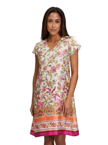 Vera Mont Kleid in Weiß/ Pink/ Orange