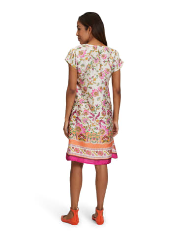 Vera Mont Kleid in Weiß/ Pink/ Orange