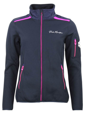 Peak Mountain Softshelljas "Achille" donkerblauw/roze