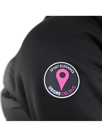 Peak Mountain Softshelljacke "Alley" in Schwarz/ Pink