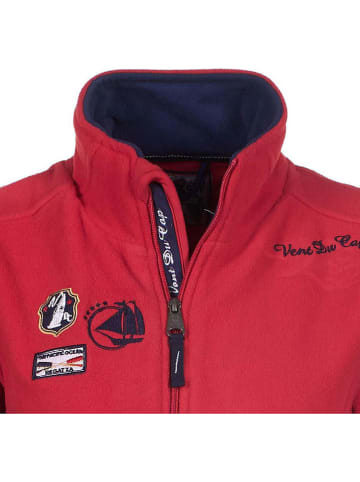 Peak Mountain Fleecejacke "Aspoy" in Rot