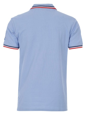 Peak Mountain Koszulka polo "Calor" w kolorze błękitnym