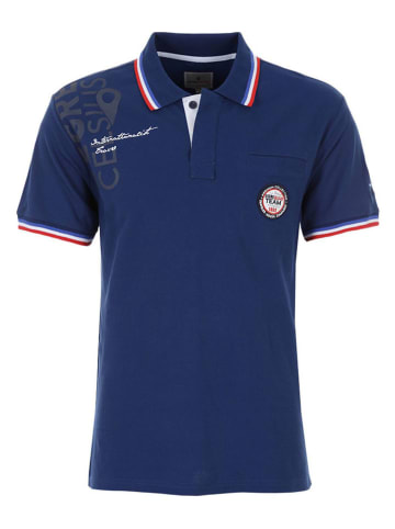 Peak Mountain Poloshirt "Calor" donkerblauw