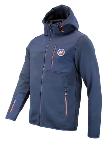 Peak Mountain Softshelljas "Carhood" donkerblauw