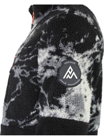 Peak Mountain Fleece vest "Cefran" zwart/grijs
