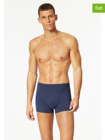 UNCOVER BY SCHIESSER 3-delige set: boxershorts donkerblauw
