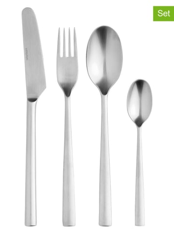 Stelton 24tlg. Edelstahl-Besteck-Set "Chaco"