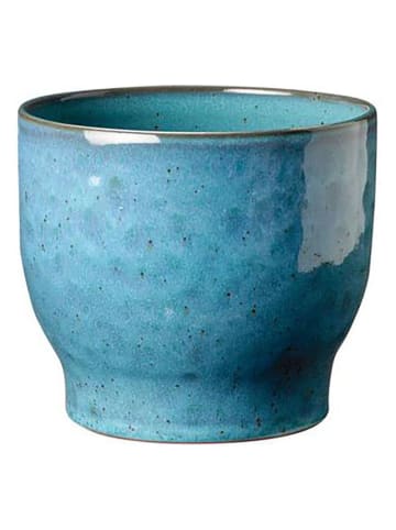 Knabstrup Bloempot "Knabstrup" turquoise - (H)14,5 x Ø 16,5 cm