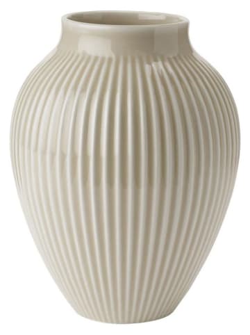Knabstrup Wazon "Knabstrup" w kolorze kremowym - wys. 20 x Ø 14 cm
