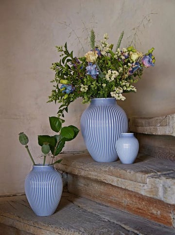 Knabstrup Wazon "Knabstrup" w kolorze niebieskim - wys. 20 x Ø 14 cm