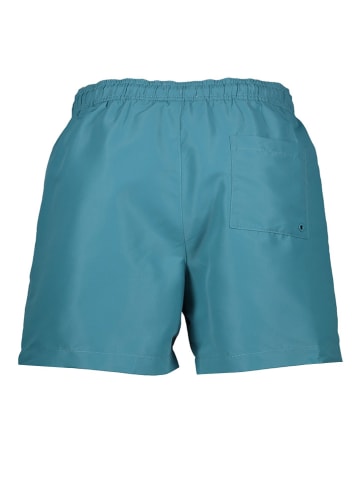CALVIN KLEIN UNDERWEAR Szorty kąpielowe w kolorze turkusowym