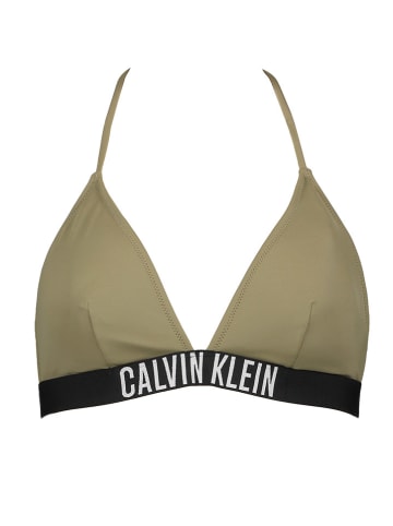 CALVIN KLEIN UNDERWEAR Bikini-Oberteil in Khaki
