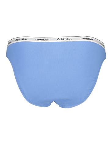 CALVIN KLEIN UNDERWEAR 3er-Set: Slips in Hellblau/ Schwarz