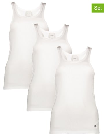 CALVIN KLEIN UNDERWEAR 3er-Set: Unterhemden in Weiß