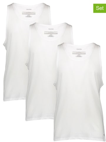CALVIN KLEIN UNDERWEAR 3er-Set: Unterhemden  in Weiß
