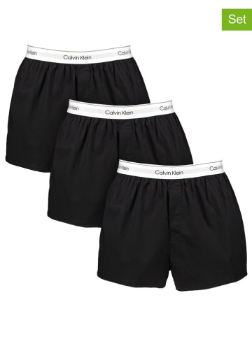 CALVIN KLEIN UNDERWEAR Bokserki (3 pary) w kolorze czarnym