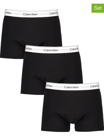 CALVIN KLEIN UNDERWEAR 3er-Set: Boxershorts in Schwarz